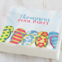 Zomer Waterverf Pool Party Custom