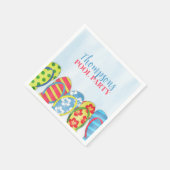 Zomer Waterverf Pool Party Custom Servet (Hoek)