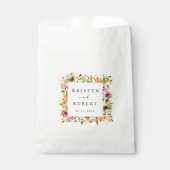 Zomer Waterverf Tuin Bloemen Bruiloft Bedankzakje (Voorkant)