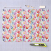 Zomer Waterverf Tulp Tissue Papier (Craft)