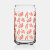 Zomer Waterverf Watermeloen Slices Blikvorm Glas (Achterkant)