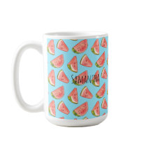 Zomer Waterverf Watermeloen Slices