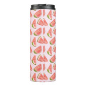 Zomer Waterverf Watermeloen Slices Thermosbeker (Achterkant)