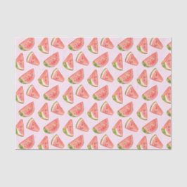 Zomer Waterverf Watermeloen Slices Tissuepapier