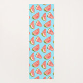 Zomer Waterverf Watermeloen Slices Yogamat (Achterkant)