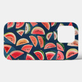 Zomer Waterverf Watermelon Slices Patten Case-Mate iPhone Case (Achterkant (horizontaal))