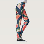Zomer Waterverf Watermelon Slices Patten Leggings (Rechts)