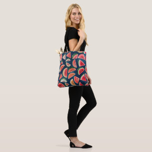 Zomer Waterverf Watermelon Slices Patten Tote Bag