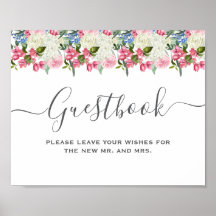 Zomer Waterverf Wild Floral Wedding