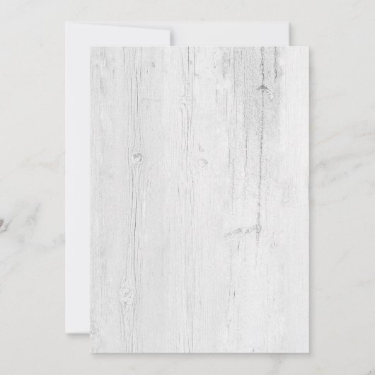 Zomer waterverf zonnebloem, rustieke schuur bruilo kaart (Achterkant)