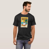 Zomer Ween Vibes Ghost Beach Fun Halloween TeeSum T-shirt (Voorkant volledig)