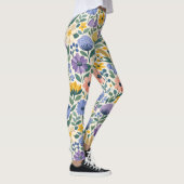 Zomer Weide Botanisch Bloem Motief Leggings (Rechts)