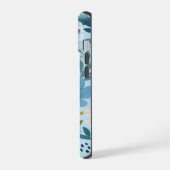 Zomer weide ontwerp iPhone 15 case (Linkerkant)