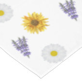 Zomer Wildbloemen Bloemen Daisy Dahilia Lavendel Tafelkleed (Gekanteld)