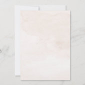 Zomer Wildbloemen Bruids Douche Uitnodiging (Achterkant)