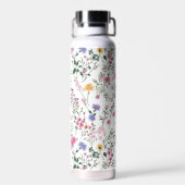 Zomer Wildbloemen Design Waterfles (Achterkant)