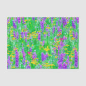 Zomer Wildbloemen in een groen veld Tissuepapier (Voorkant)