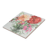 Zomer Wildbloemen - Pinks & Reds Tegeltje (Zijkant)