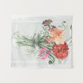 Zomer Wildbloemen - Pinks & Reds Wandkleed (Voorkant (horizontaal))