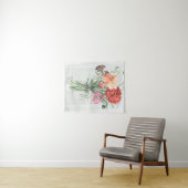 Zomer Wildbloemen - Pinks & Reds Wandkleed (In Situ (horizontaal))