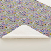 Zomer Wildbloemen Sherpa Deken (3/4)