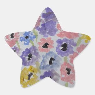 Zomer Wildbloemen Sticker