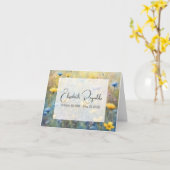 Zomer Wildbloemen Sympathie Dank u Kaart (Gele Bloem)