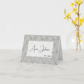 Zomer Wildbloemen Sympathie Dank u Kaart (Gele Bloem)