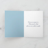 Zomer Wildbloemen Sympathie Kaart (Binnen)