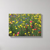 Zomer Wildbloemen van Loch Ness Canvas Afdruk (Voorkant)