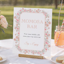 Zomer Wilde Bloem Baby Shower Momosa Bar Bord