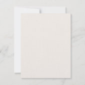 Zomer Wilde Bloem Boho Bruiloft Kaart (Achterkant)