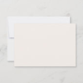 Zomer Wilde Bloem Boho Bruiloft RSVP Kaartje (Achterkant)