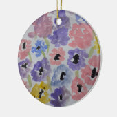 Zomer wilde bloemen keramische decoratie (Links)