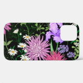 Zomer Wilde Bloemen Naadloze Schets Case-Mate iPhone Case (Achterkant (horizontaal))