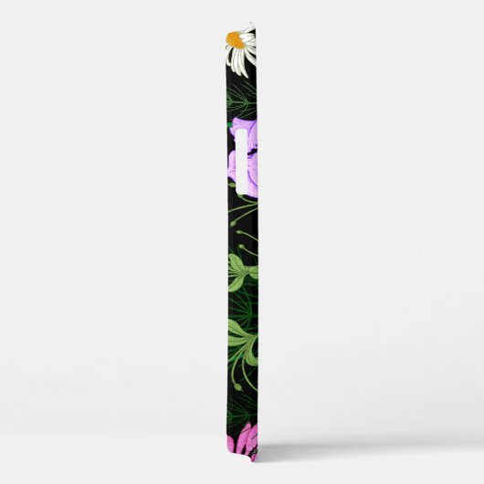 Zomer Wilde Bloemen Naadloze Schets Case-Mate iPhone Case (Achterkant / Rechts)