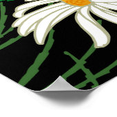 Zomer Wilde Bloemen Naadloze Schets Poster (Hoek)