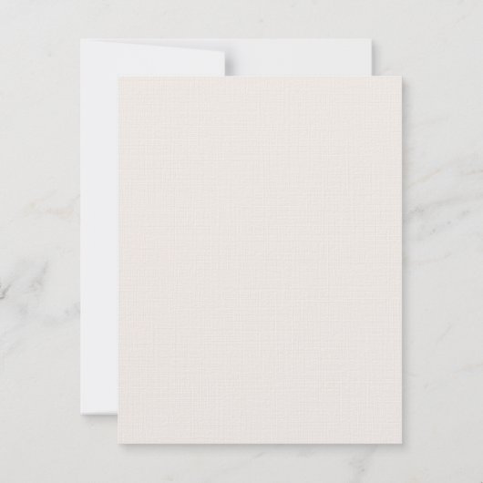 Zomer Wildflower Boho bruiloft Kaart (Achterkant)