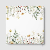 Zomer Wildflower Field Bruiloft Gastenboek (Achterkant)