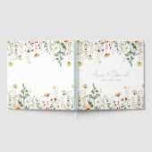 Zomer Wildflower Field Bruiloft Gastenboek (Volledig)
