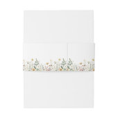 Zomer Wildflower Field Bruiloft Uitnodigingen Wikkel (Achterkant Voorbeeld)