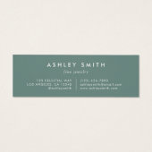 Zomer Wildflower Field Earring Display Kaart (Achterkant)