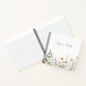 Zomer Wildflower Field gepersonaliseerd Notitieboek (Binnen)