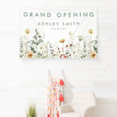 Zomer Wildflower Field Grand Opening Spandoek (Insitu)