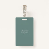 Zomer Wildflower Field ID Badge (Achterkant met clip)