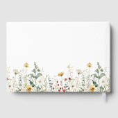 Zomer Wildflower Field in liefdevolle herinnering Gastenboek (Achterkant)