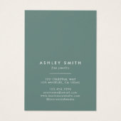 Zomer Wildflower Field Ketting Display Kaart (Achterkant)