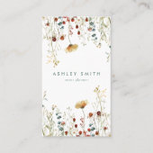 Zomer Wildflower Field Social Media Visitekaartje (Voorkant)