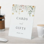 Zomer Wildflower Field Trouwkaarten en geschenken Reclamebord Met Voetstuk (Insitu)