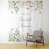 Zomer Wildflower Field Vrijgezellenfeest Achtergro Wandkleed (In situ)